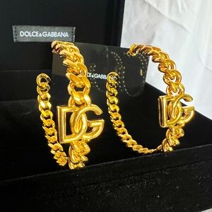 Dolce & Gabbana DG Hoop Earrings